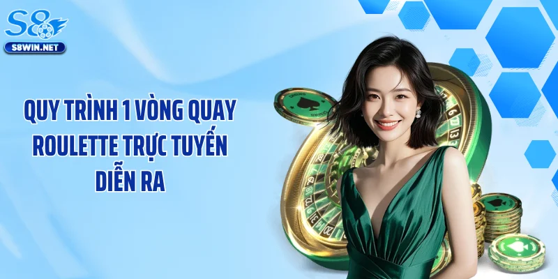 Quy trình 1 vòng quay Roulette trực tuyến diễn ra
